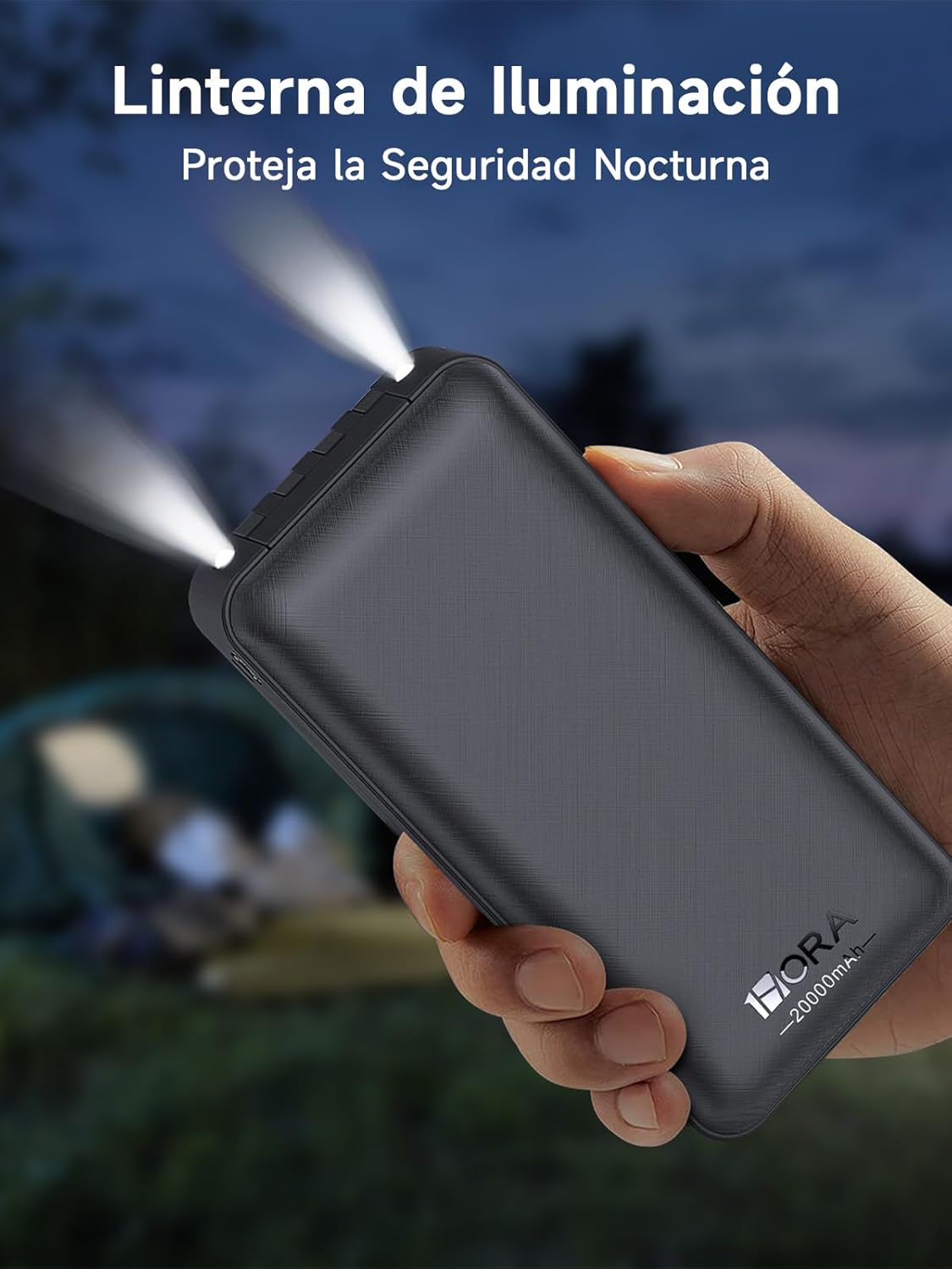 Batería Portátil Recargable de 20 000 mAh - Imagen 3