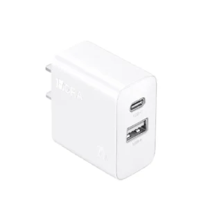 Cargador Rápido 1Hora GAR161 20W con 2 puertos (USB-C 20W + USB-A 18W)