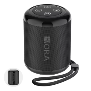 Bocina Portátil Inalámbrica 1hora BOC062 color negro